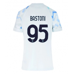 Inter Milan Alessandro Bastoni #95 Auswärtstrikot Frauen 2025-26 Kurzarm