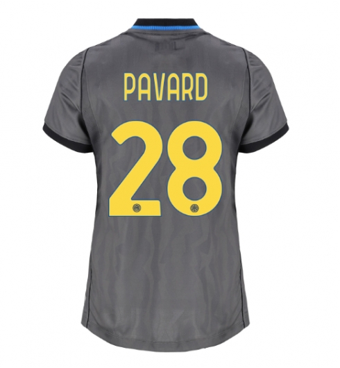 Inter Milan Benjamin Pavard #28 3rd trikot Frauen 2026-27 Kurzarm Inter Milan Benjamin Pavard #28 3rd trikot Frauen 2026-27 Kurzarm