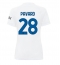 Inter Milan Benjamin Pavard #28 Auswärtstrikot Frauen 2023-24 Kurzarm