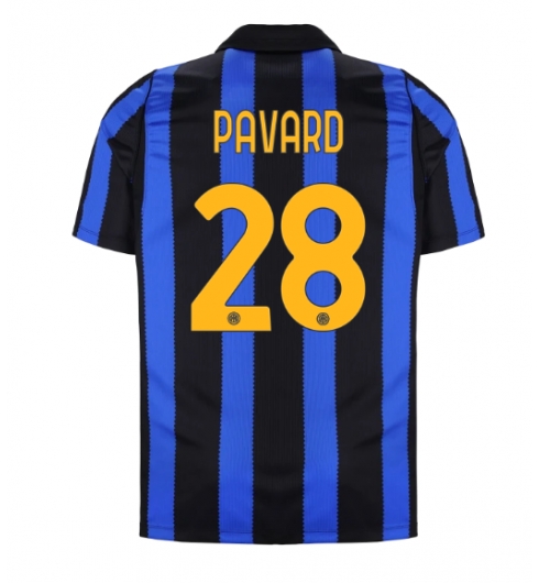 Inter Milan Benjamin Pavard #28 Heimtrikot 2026-27 Kurzarm Inter Milan Benjamin Pavard #28 Heimtrikot 2026-27 Kurzarm