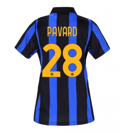 Inter Milan Benjamin Pavard #28 Heimtrikot Frauen 2026-27 Kurzarm Inter Milan Benjamin Pavard #28 Heimtrikot Frauen 2026-27 Kurzarm