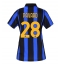 Inter Milan Benjamin Pavard #28 Heimtrikot Frauen 2026-27 Kurzarm Inter Milan Benjamin Pavard #28 Heimtrikot Frauen 2026-27 Kurzarm