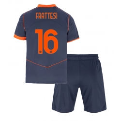 Inter Milan Davide Frattesi #16 3rd trikot Kinder 2025-26 Kurzarm (+ kurze hosen)