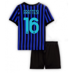 Inter Milan Davide Frattesi #16 Heimtrikot Kinder 2025-26 Kurzarm (+ kurze hosen)