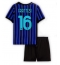 Inter Milan Davide Frattesi #16 Heimtrikot Kinder 2025-26 Kurzarm (+ kurze hosen)
