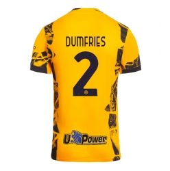 Inter Milan Denzel Dumfries #2 3rd trikot 2024-25 Kurzarm