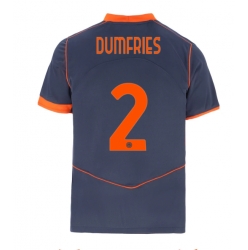 Inter Milan Denzel Dumfries #2 3rd trikot 2025-26 Kurzarm