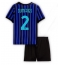 Inter Milan Denzel Dumfries #2 Heimtrikot Kinder 2025-26 Kurzarm (+ kurze hosen)