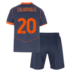 Inter Milan Hakan Calhanoglu #20 3rd trikot Kinder 2025-26 Kurzarm (+ kurze hosen)
