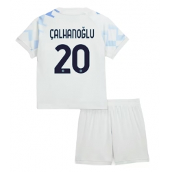 Inter Milan Hakan Calhanoglu #20 Auswärtstrikot Kinder 2025-26 Kurzarm (+ kurze hosen)