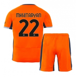 Inter Milan Henrikh Mkhitaryan #22 3rd trikot Kinder 2023-24 Kurzarm (+ kurze hosen)