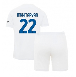 Inter Milan Henrikh Mkhitaryan #22 Auswärtstrikot Kinder 2023-24 Kurzarm (+ kurze hosen)
