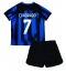 Inter Milan Juan Cuadrado #7 Heimtrikot Kinder 2023-24 Kurzarm (+ kurze hosen)