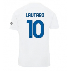Inter Milan Lautaro Martinez #10 Auswärtstrikot 2023-24 Kurzarm