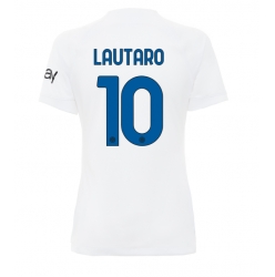 Inter Milan Lautaro Martinez #10 Auswärtstrikot Frauen 2023-24 Kurzarm