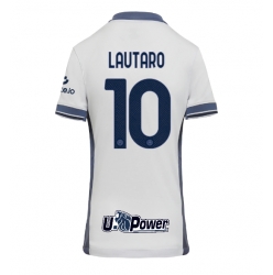 Inter Milan Lautaro Martinez #10 Auswärtstrikot Frauen 2024-25 Kurzarm