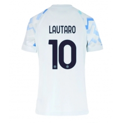 Inter Milan Lautaro Martinez #10 Auswärtstrikot Frauen 2025-26 Kurzarm