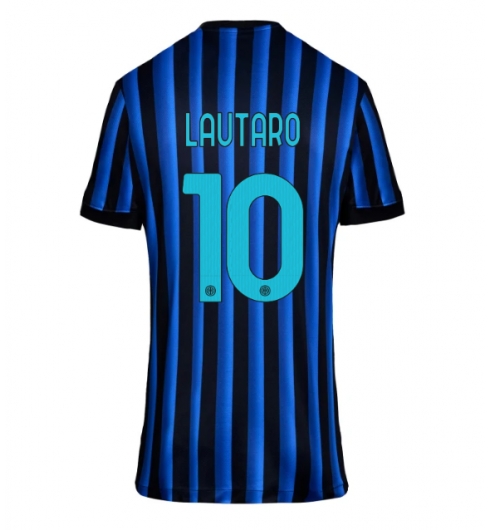 Inter Milan Lautaro Martinez #10 Heimtrikot Frauen 2025-26 Kurzarm Inter Milan Lautaro Martinez #10 Heimtrikot Frauen 2025-26 Kurzarm