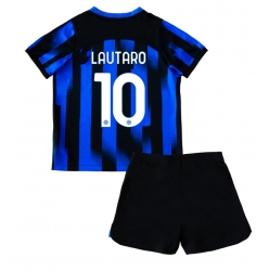 Inter Milan Lautaro Martinez #10 Heimtrikot Kinder 2023-24 Kurzarm (+ kurze hosen)
