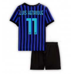 Inter Milan Luis Henrique #11 Heimtrikot Kinder 2025-26 Kurzarm (+ kurze hosen)