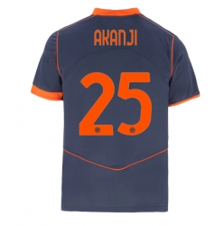 Inter Milan Manuel Akanji #25 3rd trikot 2025-26 Kurzarm