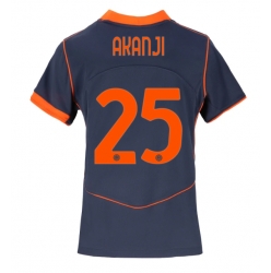 Inter Milan Manuel Akanji #25 3rd trikot Frauen 2025-26 Kurzarm