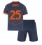 Inter Milan Manuel Akanji #25 3rd trikot Kinder 2025-26 Kurzarm (+ kurze hosen)