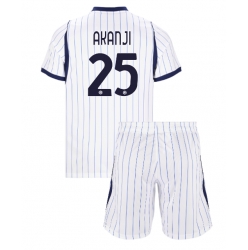 Inter Milan Manuel Akanji #25 Auswärtstrikot Kinder 2026-27 Kurzarm (+ kurze hosen)