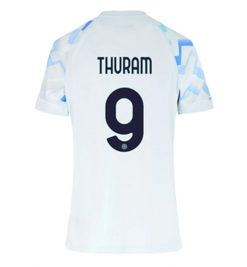 Inter Milan Marcus Thuram #9 Auswärtstrikot Frauen 2025-26 Kurzarm Inter Milan Marcus Thuram #9 Auswärtstrikot Frauen 2025-26 Kurzarm