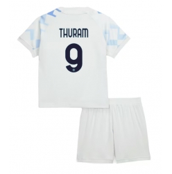 Inter Milan Marcus Thuram #9 Auswärtstrikot Kinder 2025-26 Kurzarm (+ kurze hosen)