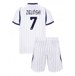 Inter Milan Piotr Zielinski #7 Auswärtstrikot Kinder 2026-27 Kurzarm (+ kurze hosen)