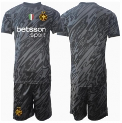 Inter Milan Torwart 3rd trikot Kinder 2024-25 Kurzarm (+ kurze hosen)