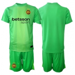 Inter Milan Torwart 3rd trikot Kinder 2025-26 Kurzarm (+ kurze hosen)