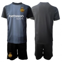 Inter Milan Torwart Heimtrikot Kinder 2025-26 Kurzarm (+ kurze hosen)
