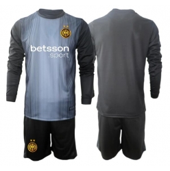 Inter Milan Torwart Heimtrikot Kinder 2025-26 Langarm (+ kurze hosen)