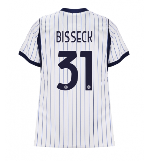 Inter Milan Yann Bisseck #31 Auswärtstrikot Frauen 2026-27 Kurzarm Inter Milan Yann Bisseck #31 Auswärtstrikot Frauen 2026-27 Kurzarm