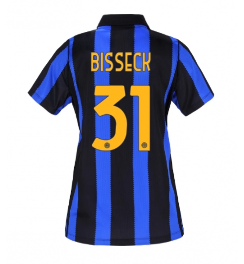 Inter Milan Yann Bisseck #31 Heimtrikot Frauen 2026-27 Kurzarm Inter Milan Yann Bisseck #31 Heimtrikot Frauen 2026-27 Kurzarm