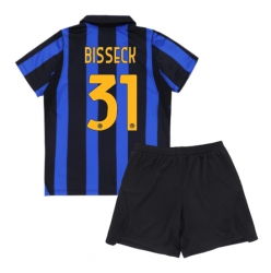 Inter Milan Yann Bisseck #31 Heimtrikot Kinder 2026-27 Kurzarm (+ kurze hosen)