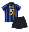 Inter Milan Yann Bisseck #31 Heimtrikot Kinder 2026-27 Kurzarm (+ kurze hosen)