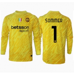 Inter Milan Yann Sommer #1 Torwart Auswärtstrikot 2024-25 Langarm