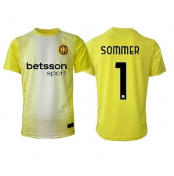 Inter Milan Yann Sommer #1 Torwart Auswärtstrikot 2025-26 Kurzarm