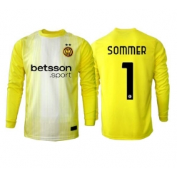 Inter Milan Yann Sommer #1 Torwart Auswärtstrikot 2025-26 Langarm