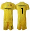 Inter Milan Yann Sommer #1 Torwart Auswärtstrikot Kinder 2024-25 Kurzarm (+ kurze hosen)