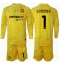 Inter Milan Yann Sommer #1 Torwart Auswärtstrikot Kinder 2024-25 Langarm (+ kurze hosen)