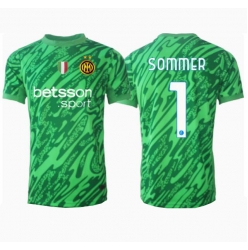 Inter Milan Yann Sommer #1 Torwart Heimtrikot 2024-25 Kurzarm