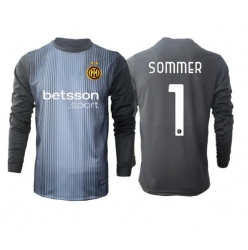Inter Milan Yann Sommer #1 Torwart Heimtrikot 2025-26 Langarm