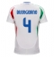Italien Alessandro Buongiorno #4 Auswärtstrikot EM 2024 Kurzarm