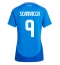 Italien Gianluca Scamacca #9 Heimtrikot Frauen EM 2024 Kurzarm