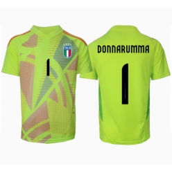 Italien Gianluigi Donnarumma #1 Torwart Heimtrikot EM 2024 Kurzarm