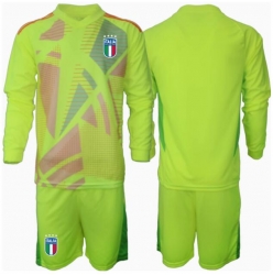 Italien Torwart Heimtrikot Kinder EM 2024 Langarm (+ kurze hosen)